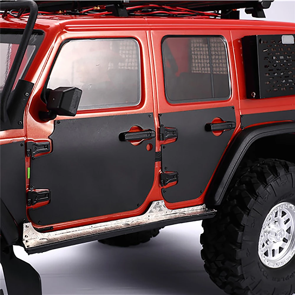 Metalo neleidžiančioms slysti Dekoratyvinės Plokštės Lapo Centrinis SCX10 III Jeep Wrangler RC Modelio Automobilių Dalys