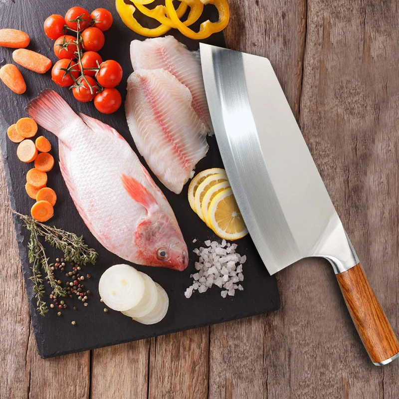 Virtuvės Šefo Peilis, skirtas Mėsos Pjaustymui Žuvis, Suši Jautienos Virėjas Cleaver Peilių Daržovių Cutter Kepimo Įrankiai