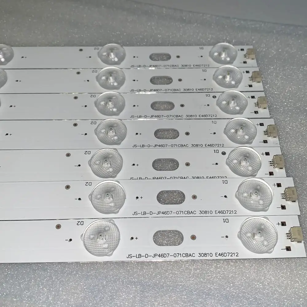 8PCS/DAUG 7LED (6 V) Led juostelės apšvietimas LED46C360 JS-LB-D-JP46D7-071CBAC 30810 E46D7212PC62926B