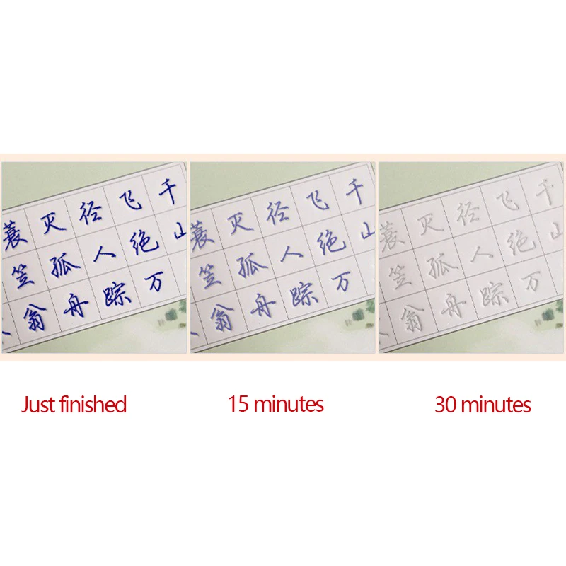 3000 žodžių 3D Daugkartinio naudojimo Groove Kaligrafija copybook Trinamos pen mokytis Kinų simbolių vaikai Kinijos knygų rašymas ping