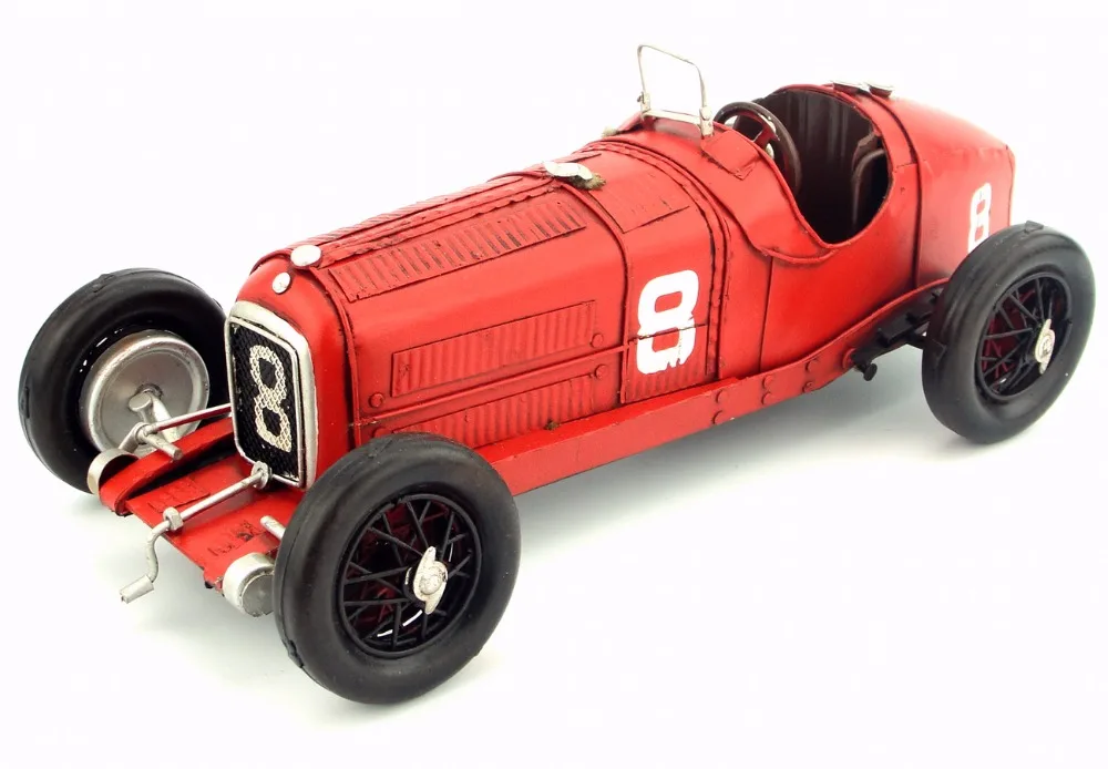 Senovinių klasikinių automobilių modelį 1932 TIPO B P3 retro derliaus pagamino rankų darbo, metalo amatų roadster vidaus apdaila