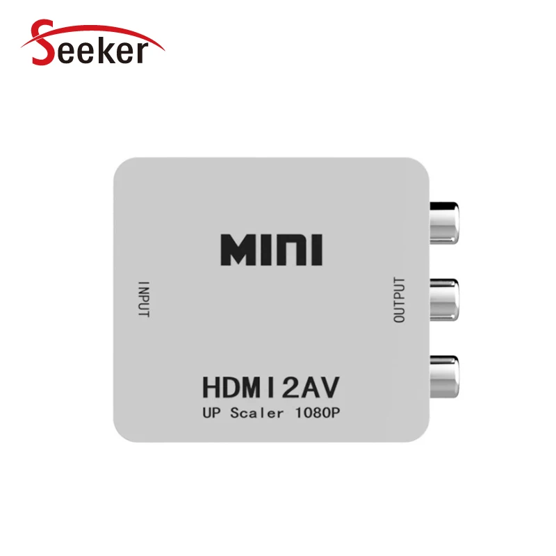 Naujas HDMI AV Video Converter 1080P HDMI įvestis RCA Išėjimas STB/Laptop/Projector/HD TV AV Išėjimas Scaler Įjunkite Adapterį