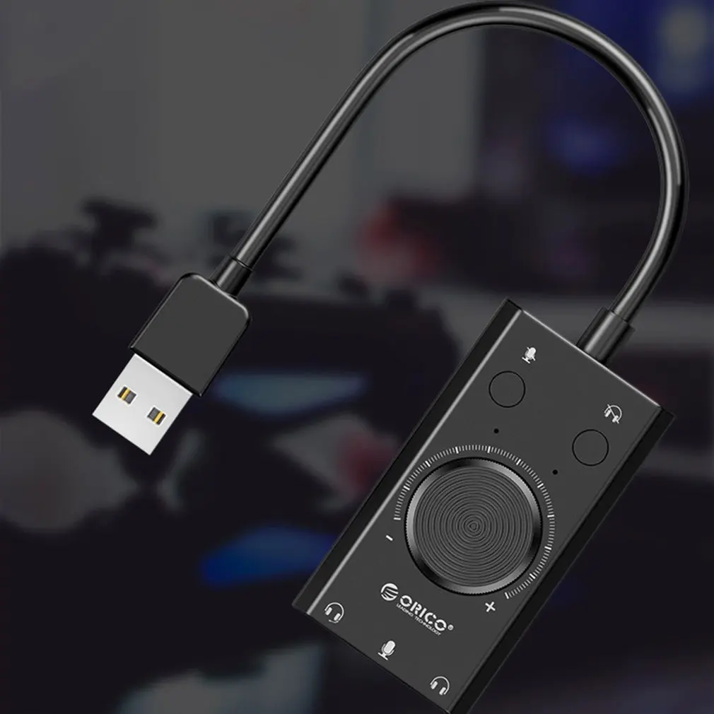 Daugiafunkcinis Išorinis USB Garso plokštė USB Jack 3.5 mm Ausinių Garso Adapteris Micphone Garso plokštė Compter