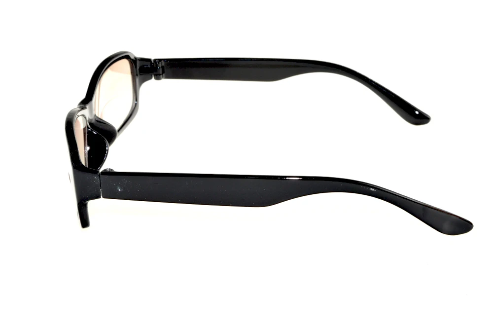 Klaros Vida DVI PORAS Juodu rėmu seklių ruda gradientas antiblue ray bifocal multifocal vyrai moterys skaitymo akiniai +1 +1,5 +4