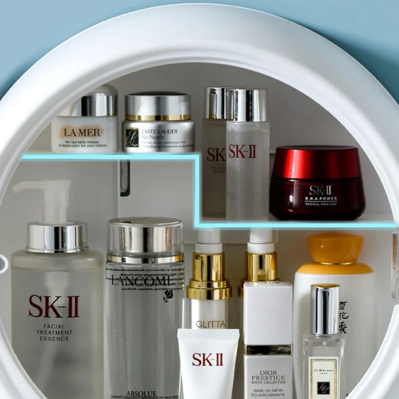 Wonderlife Sienos montuojamas kosmetikos laikymo dėžutė papuošalų organizatorius stalčių lentynos, vonios kambario aksesuarai