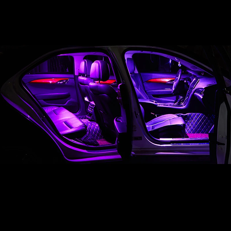 6pcs Auto LED Lemputės Automobilių Salono Skaitymo lemputės Komplektas Toyota Corolla 2006-2013 M. Dome Skaityti Makiažo Veidrodėliai Žibintai, Bagažinė, Lempos