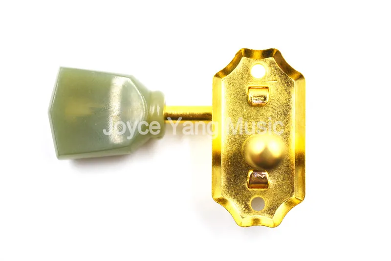 Aukso Retro Tulpių Trapecijos Jade Žalią Mygtuką EPI GB Gitara Tiuningas Vinys Imtuvai Mašina Galva 3L+3R Nemokamas Pristatymas