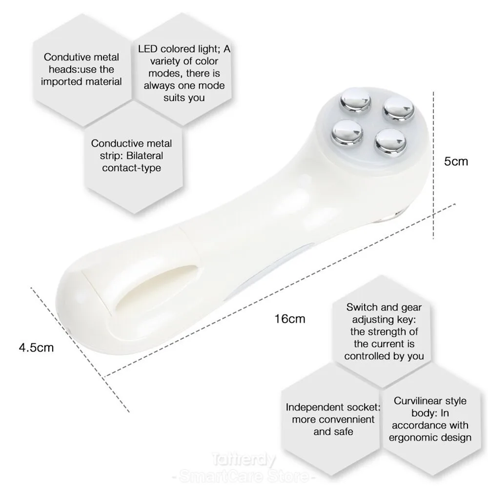 6 1 LED RF Fotonų Terapijos Raukšlių Valiklis, Veido Kėlimo Mašinos Anti Celiulito Ultragarsinis riebalų Ultragarso Kavitacijos lieknėjimą