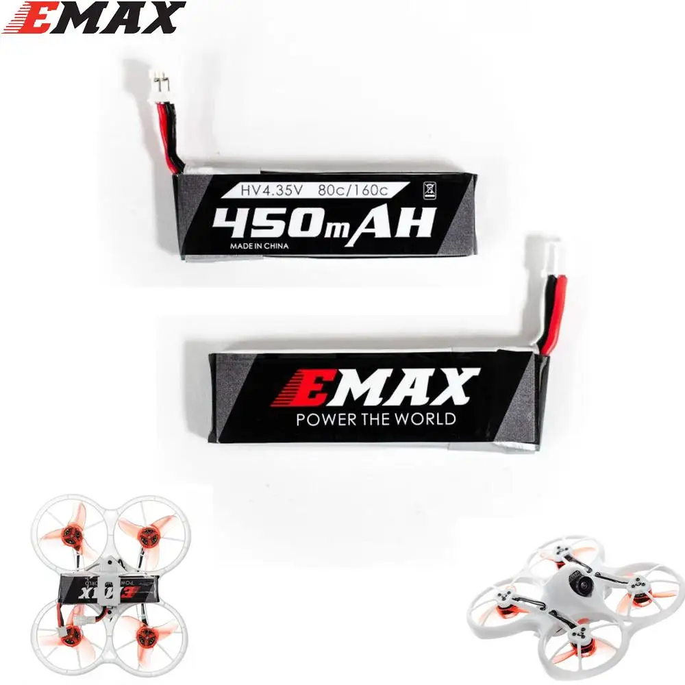 RCtown Emax Tinyhawk 1S 450MHA 80C Ličio polimerų baterija PH2.0 Emax Tinyhawk Avan RC FPV Drone