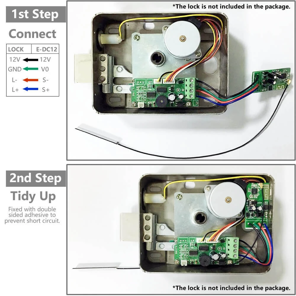 Smart switch wifi relės modulis Elektroninės durų užraktas DL-DC12 protingų Namų 
