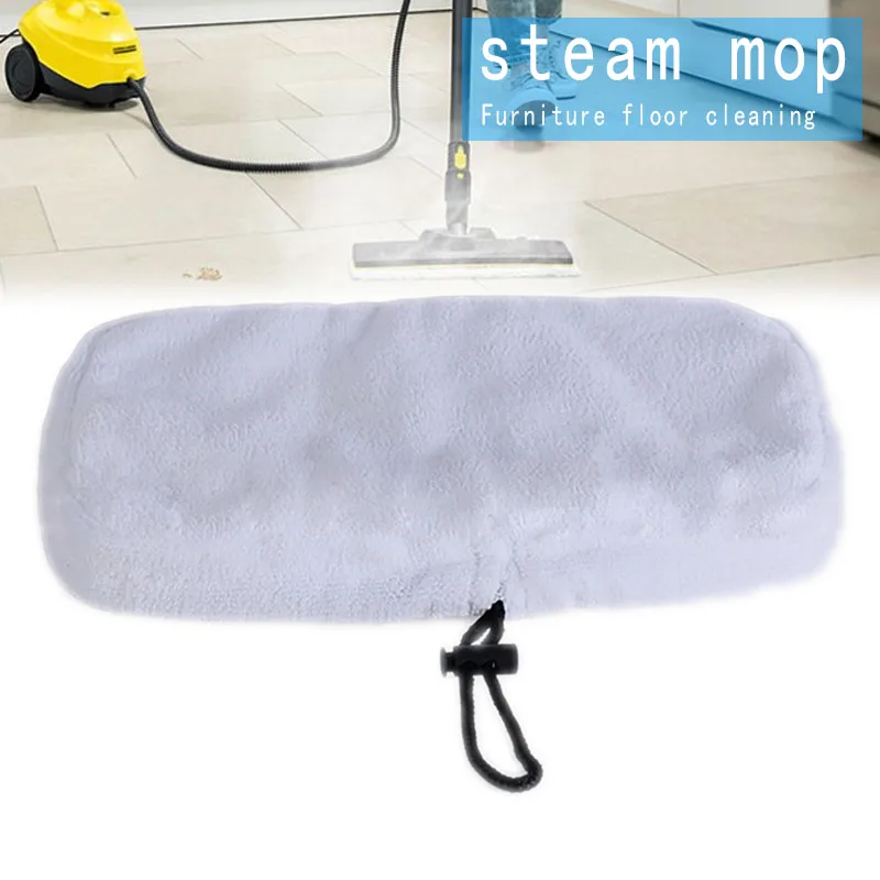 1pc Mikropluošto Steam Mop Padas Daugkartinio naudojimo, Pakeitimo Kilimėlis Pluošto Audinio danga Buitinių Grindų Valymo Audiniu Steam Mop Pakeitimo