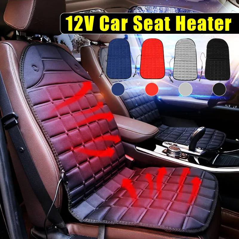 12V Unversal Šildomos Automobilių Sėdynės Padengti Žiemos Šiltesnės Žiemos Buitinių Pagalvėlė cardriver šildomos sėdynės pagalvėlės VW