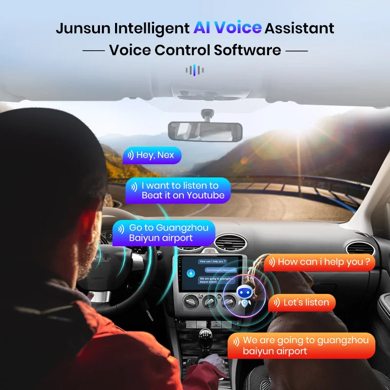 Junsun Protingas AI Balso Asistento Valdymo Balsu Programinę įrangą