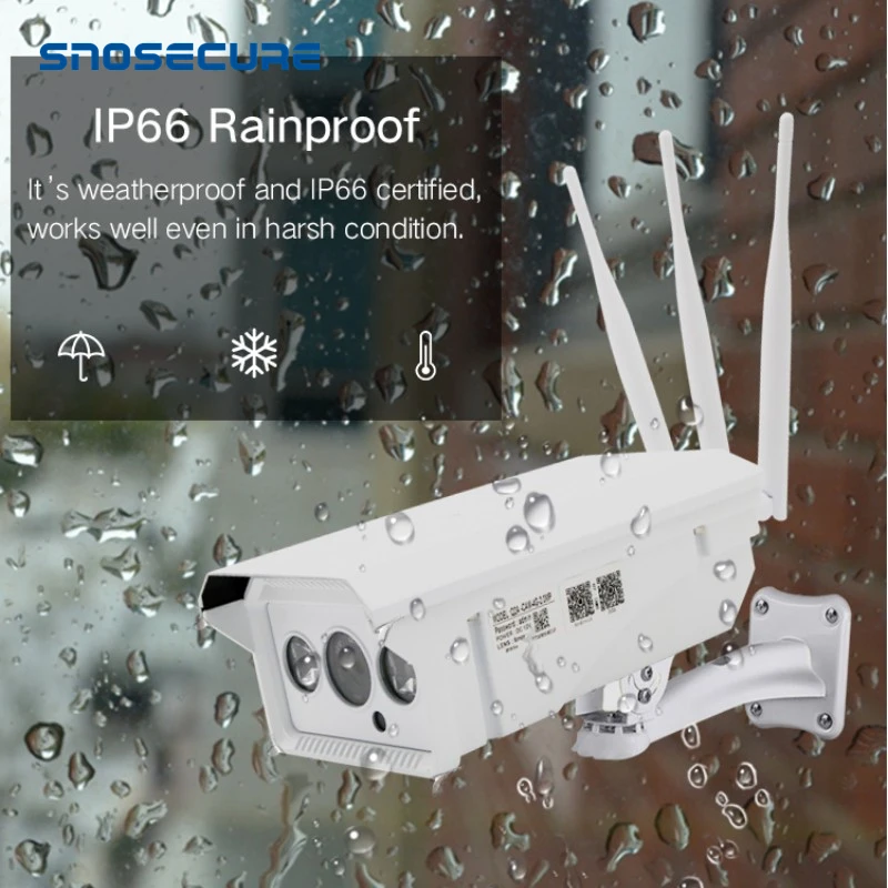 SNOSECURE HD1080P 3G 4G Wi-fi IP Kamera, Wireless Lauko Sim Kortelės GSM Kulka Saugumo Kameros Naktinio Matymo, 2-Way Audio P2P Fotoaparatas
