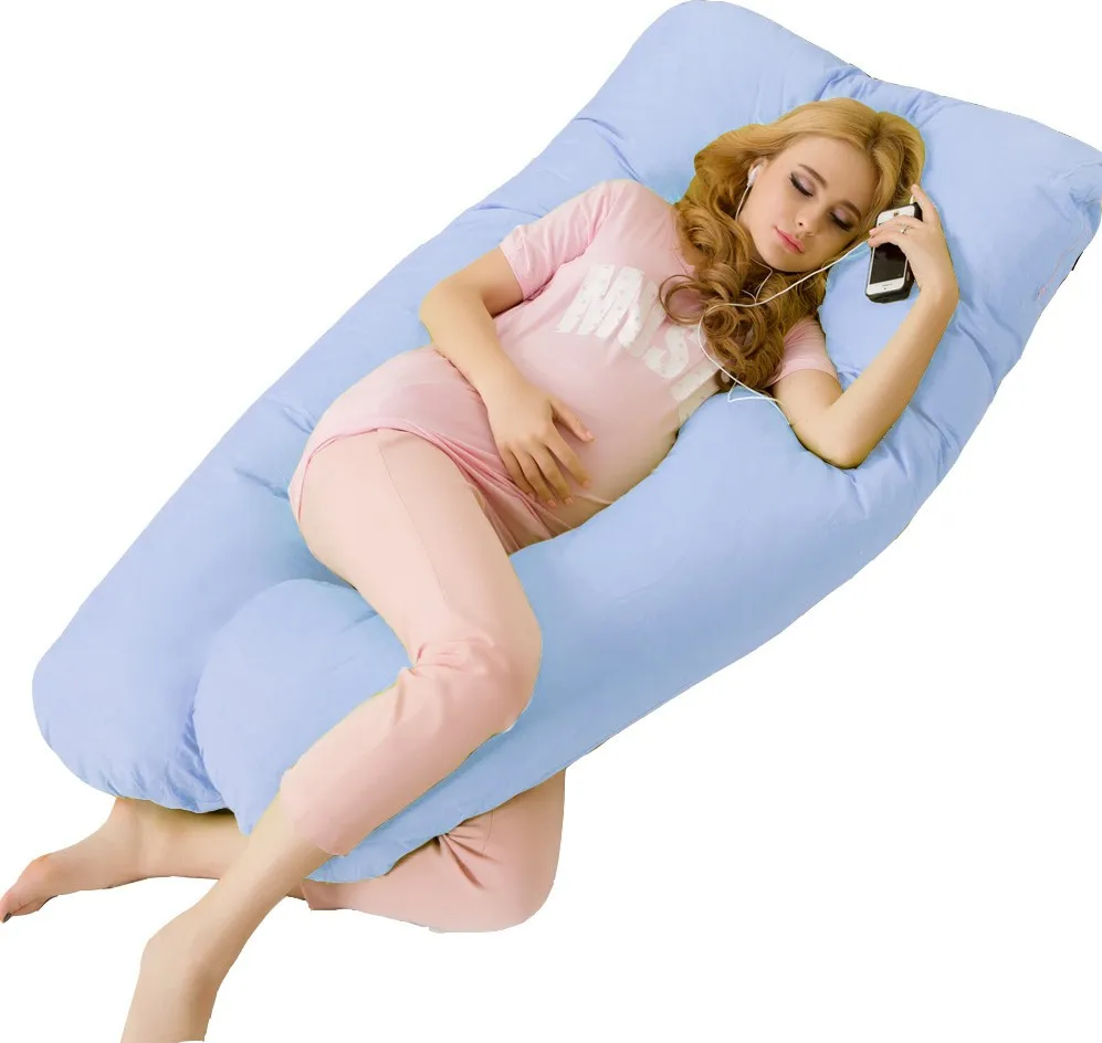Patogus U tipo pagalvės Nėštumo Kūno pagalvė Nėščioms Moterims Geriausia Pusė Pabėgiai Nuimamas Pagalvės