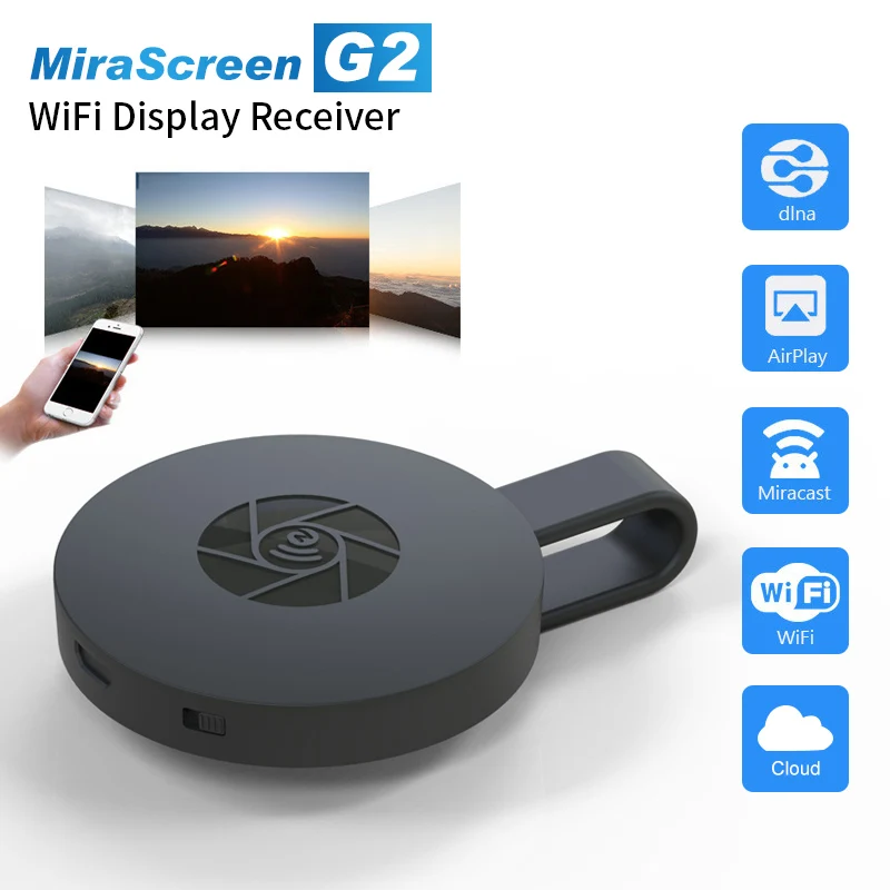 MiraScreen TV Stick Dongle Miracast HDMI suderinamus WiFi HDTV Ekranas Imtuvas, skirtų 