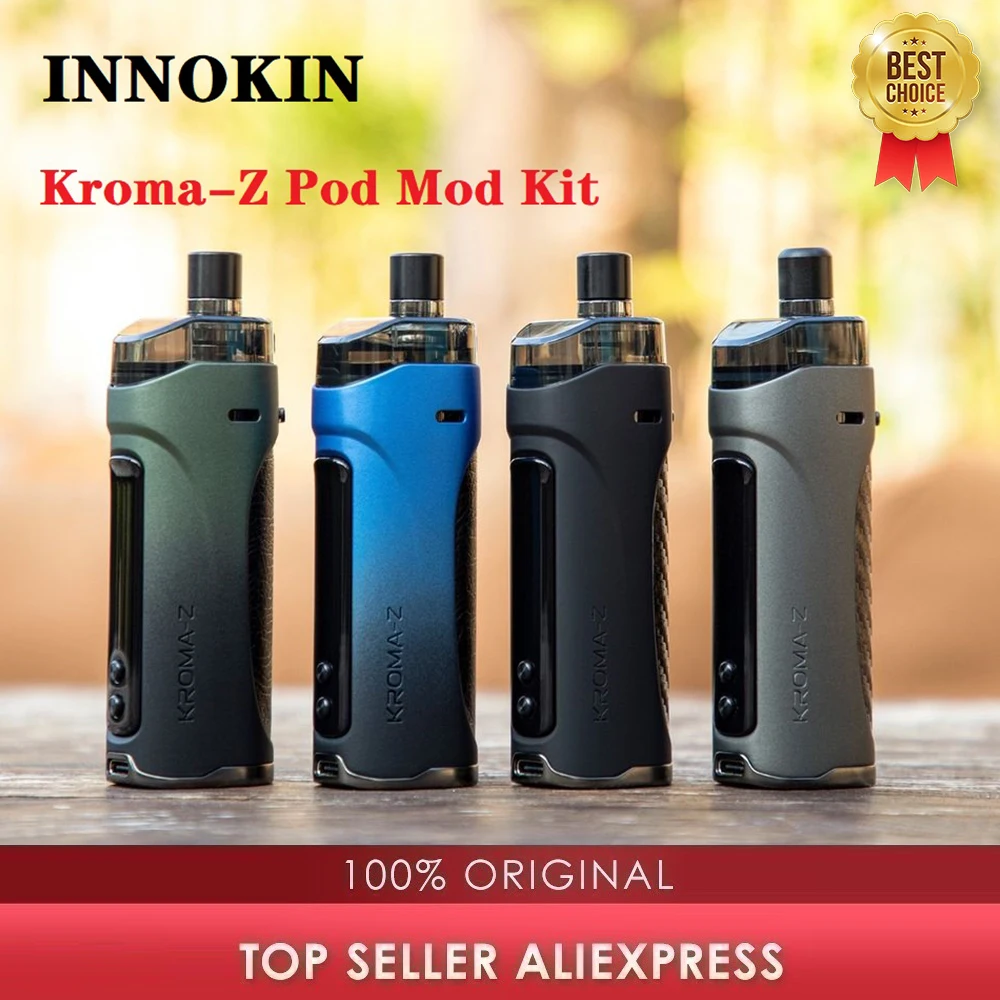 Originalus Innokin Kroma-Z Pod Mod Kit 3000mAh Baterija 4.5 ml Pod Bakas Suderinama wi/ Z-Ikš linijos E-cig Vape Rinkinys VS Vilkite X / Kroma-R