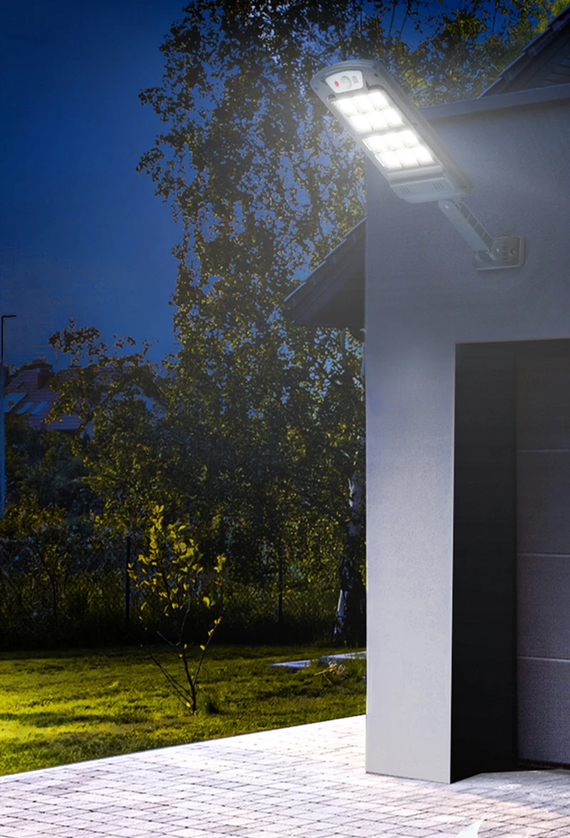 240 COB LED Saulės Žibintai Lauko PIR Judesio Jutiklis Sienos lempos su Nuotolinio cintrol 120 COB Saulės lempa Kieme Kelias garažas