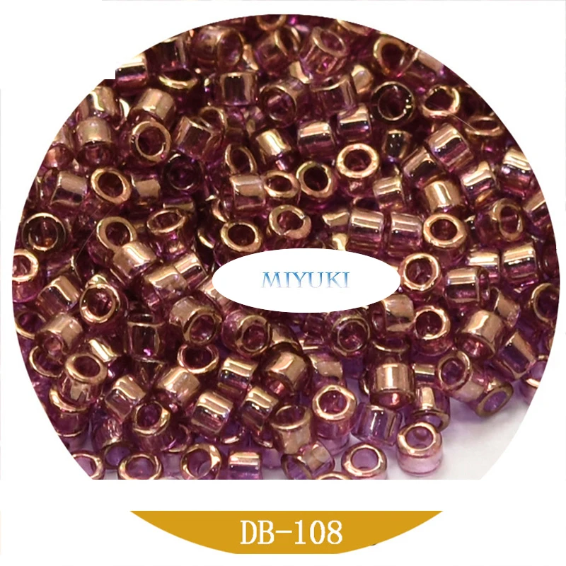 Japonijos Miyuki Delica Karoliukai 1.6 mm 12-Spalva Sidabrą, Perliniu Blizgesio Serijos DB11/0 M Karoliukai 5G Pakuotėje