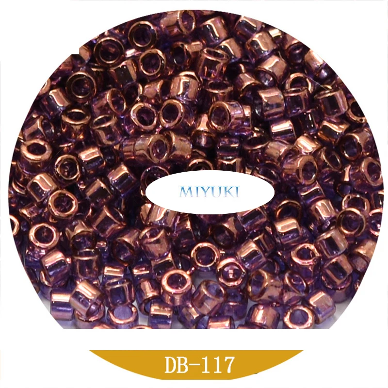 Japonijos Miyuki Delica Karoliukai 1.6 mm 12-Spalva Sidabrą, Perliniu Blizgesio Serijos DB11/0 M Karoliukai 5G Pakuotėje
