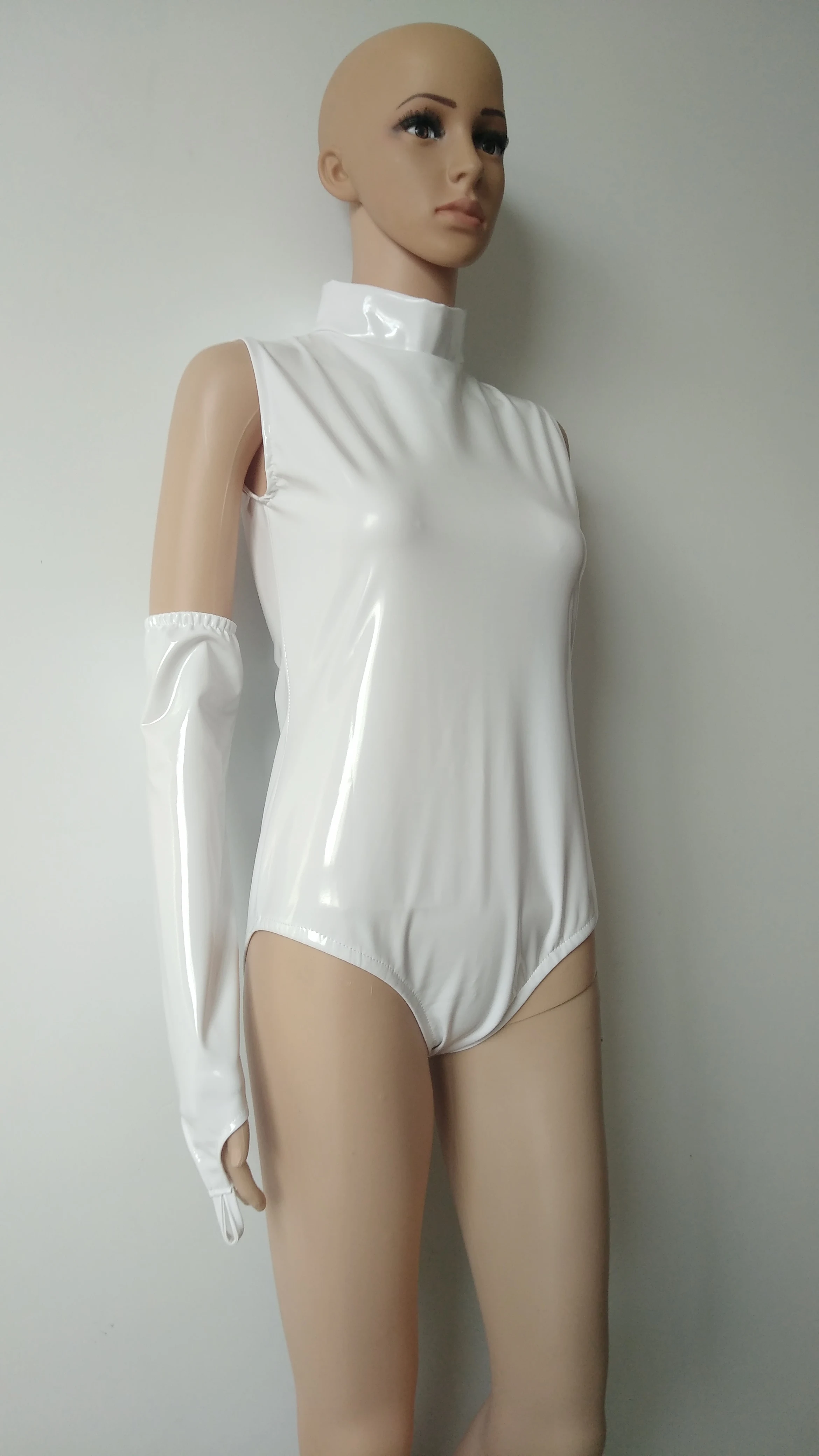 Watermonkey Prekės Cosplay Halloween Kostiumai PVC oda balta pusė pakuotės seksualus cosplay apranga