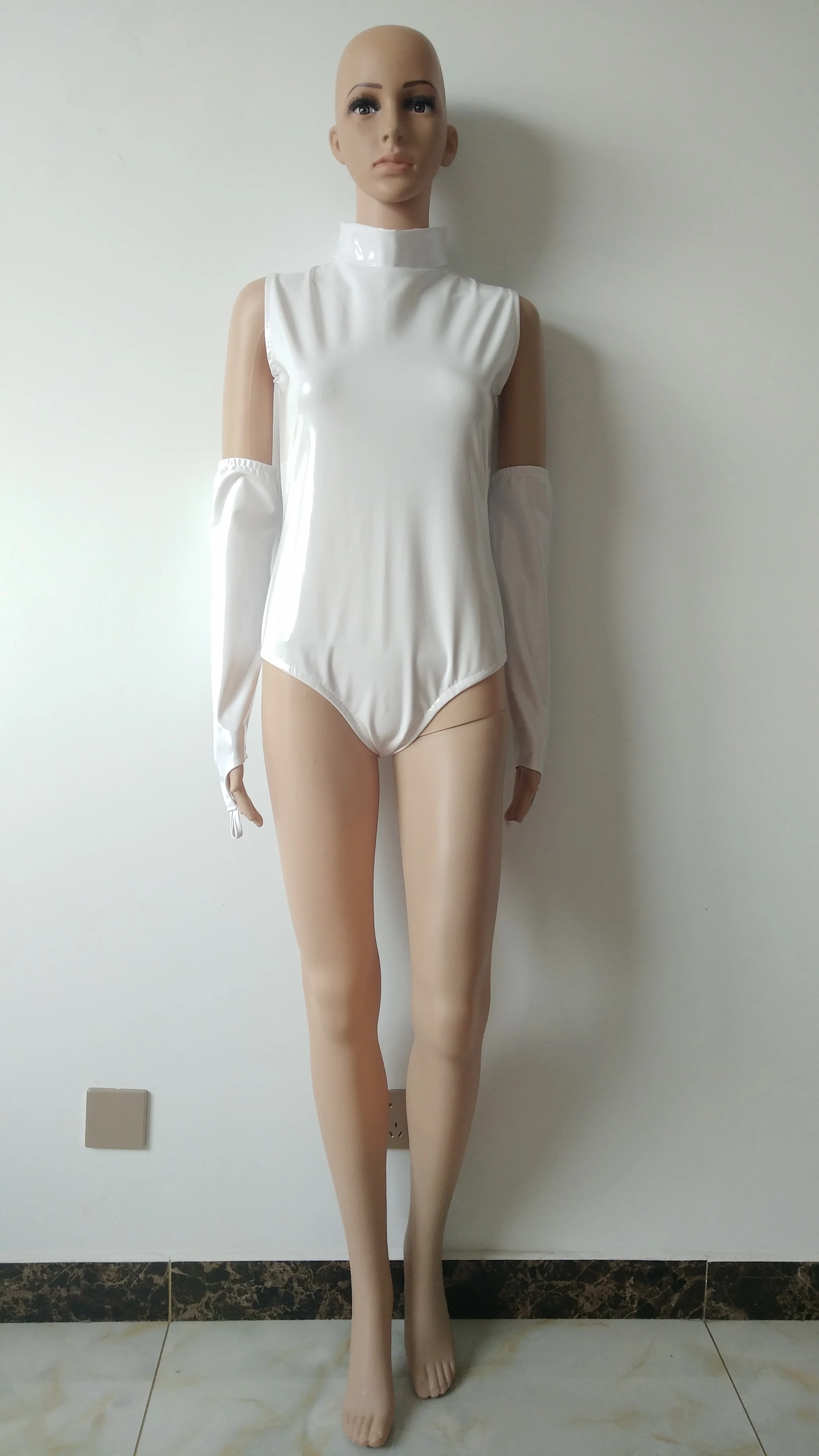 Watermonkey Prekės Cosplay Halloween Kostiumai PVC oda balta pusė pakuotės seksualus cosplay apranga