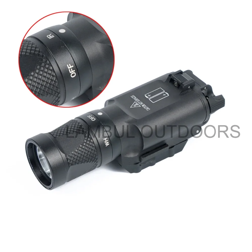Infraraudonųjų spindulių Naktinio Matymo Taktinis X300 Serija X300V IR Ginklas Šviesos Medžioklės Ginklą Šviesos glock 17 18c žibintuvėlis lanterna