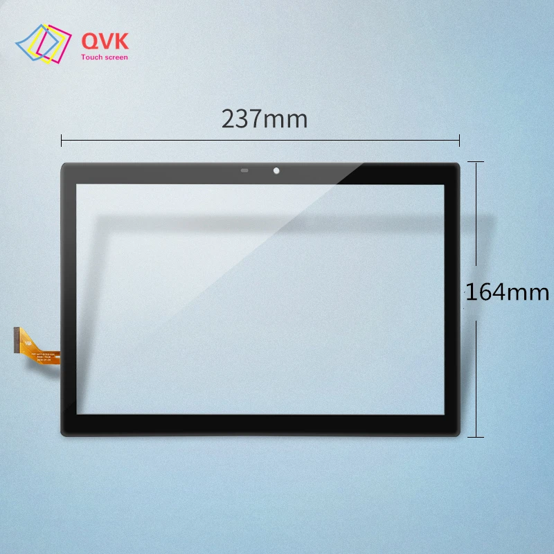 2.5 D, stiklo jutiklinis ekranas Teclast M30 stiklo Capacitive touch ekrano skydelio remontas ir atsarginės dalys MJK-1290-V1