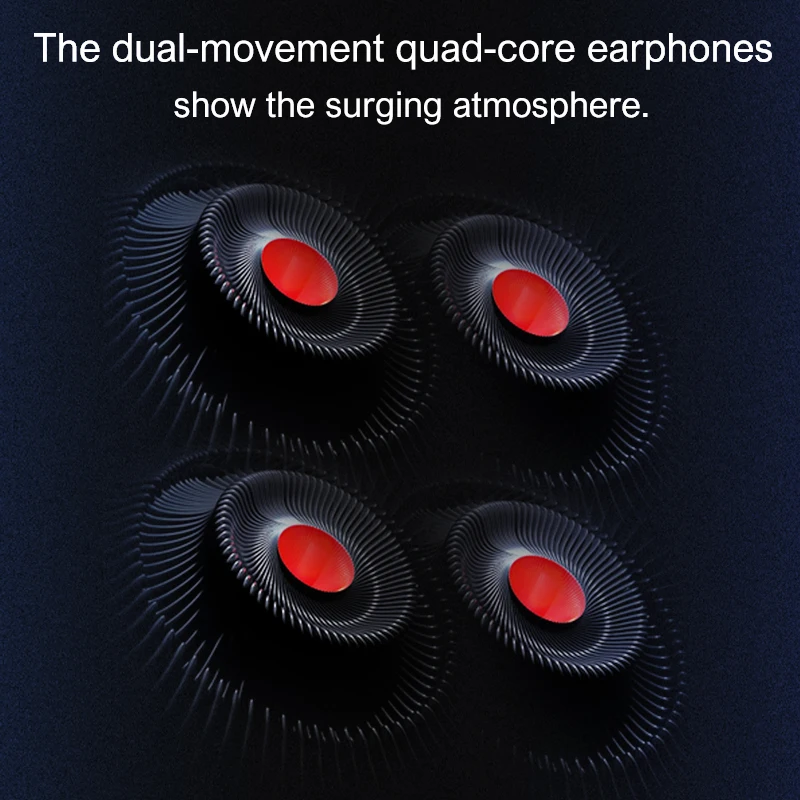 Quad-core Ausines Laidines Ausines Bass Stereo Ausinių 3,5 mm Ausinių Muzikos Ausinės Vandeniui sporto laisvų rankų įranga HiFi Ausinės