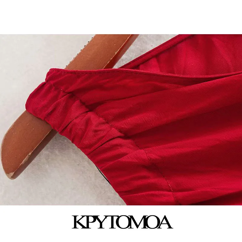 KPYTOMOA Moterų 2020 M. Elegantiškos Mados Vienos Pečių Asimetrinė Midi Suknelė Vintage ilgomis Rankovėmis Pusėje Elastinga Moterų Suknelės, Vestidos