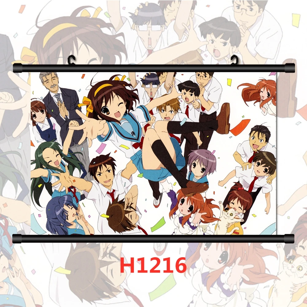 Melancholija of Haruhi Suzumiya, Anime, Manga HD Spausdinti Sienos Plakatas Pažymėkite