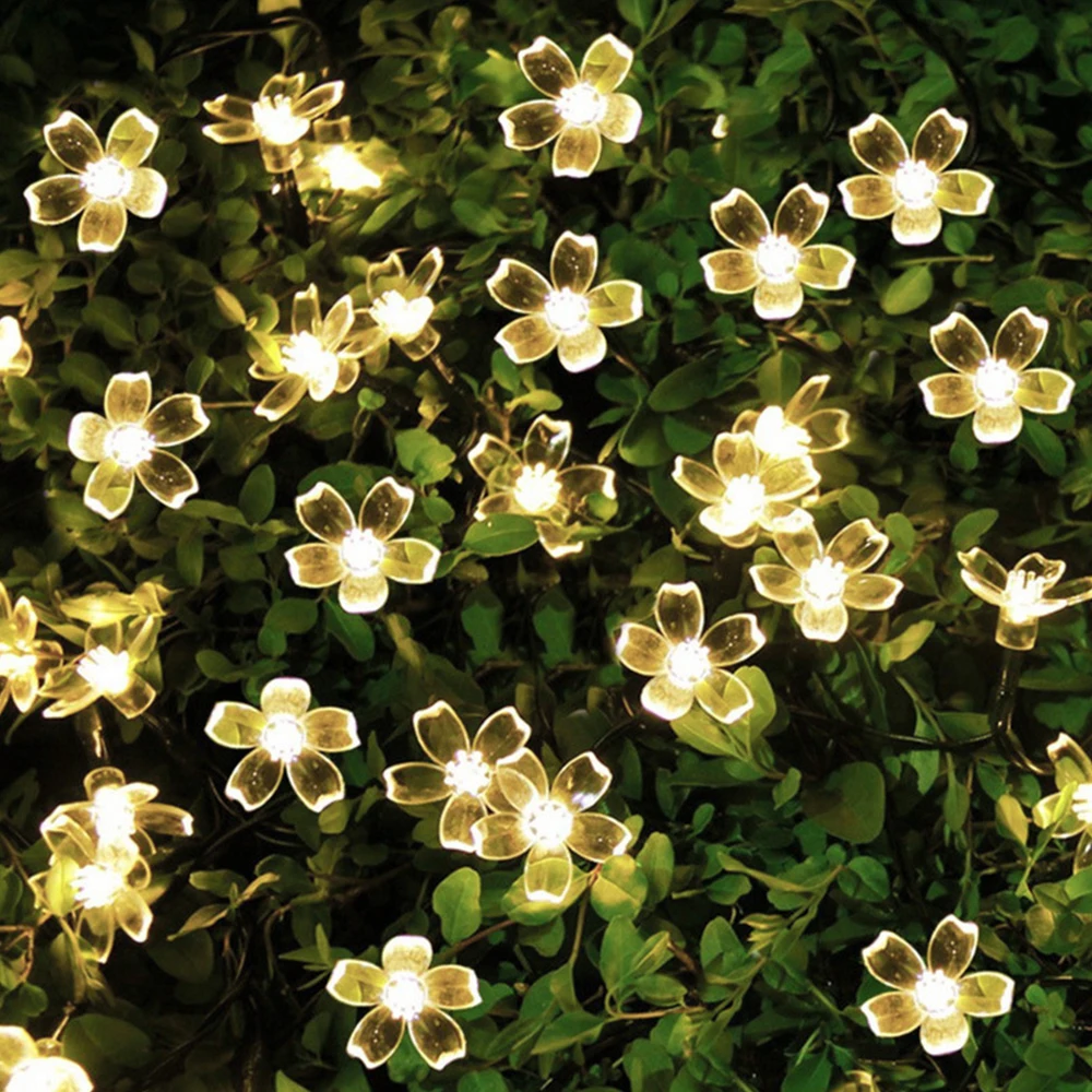 50 LED Saulės Šviesos girlianda Vario String Vandeniui kalėdų lauko apdailos styginių šviesos pasakų šviesos Šalis, Vestuvių Šventė