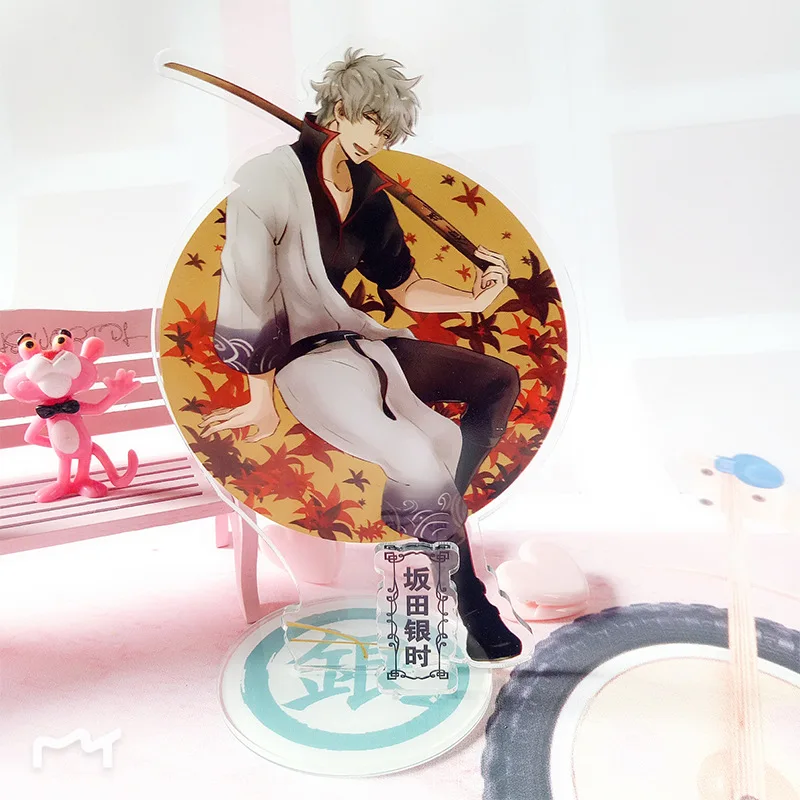 15cm Gintama Anime Pav Akrilo Stendas Modelis Žaislas Sakata Gintoki Veiksmų Skaičiai Apdaila 