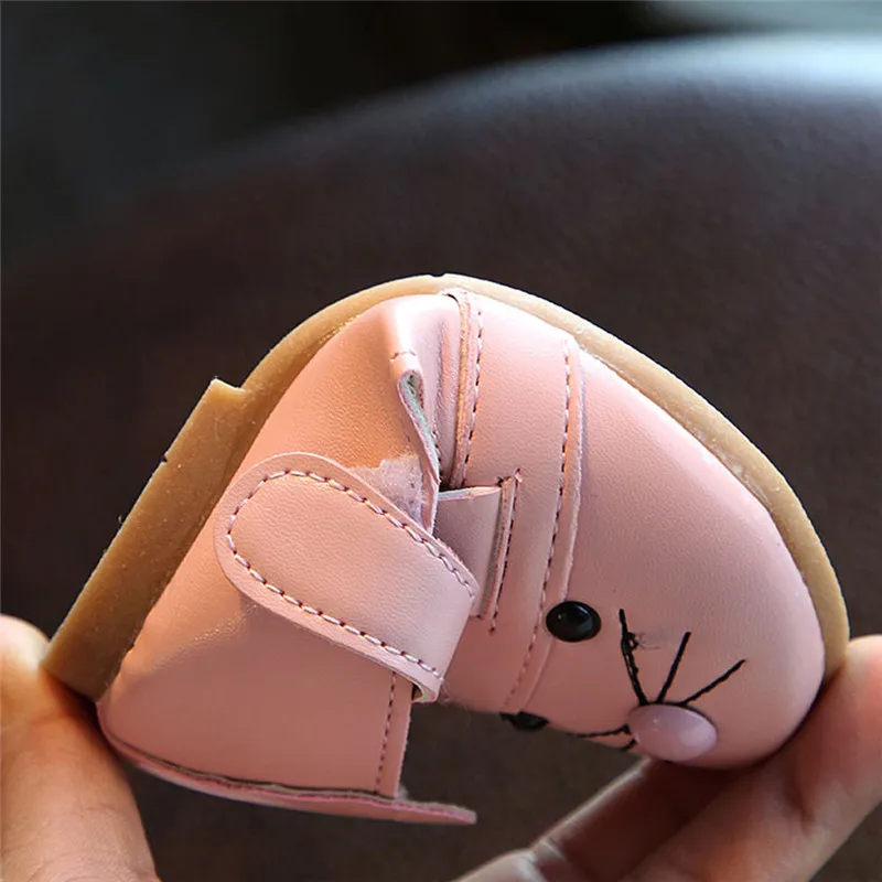 Vaikų mergaičių batai nauji Vaikai Baby Girl Mados Princesė Katė Šokių Nubuko Odos Vieno Batai #4M03