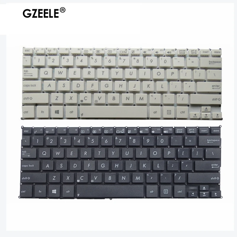 NAUJOS anglų kalbos Klaviatūros ASUS X201 X201E S200 S200E x202e Q200 Q200E MUMS nešiojamojo kompiuterio klaviatūra