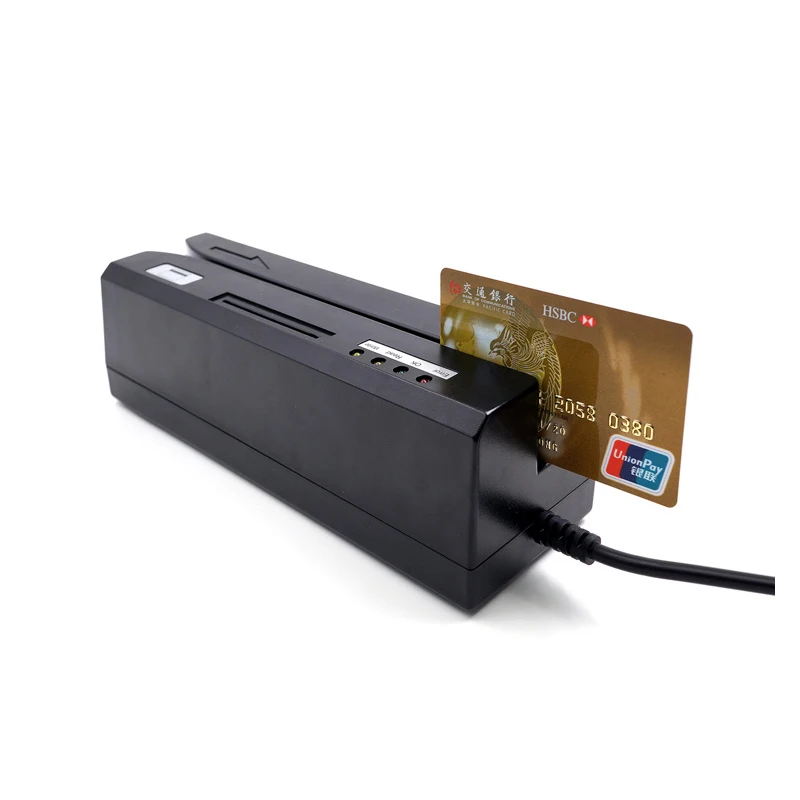 IC/PC/NFC smart EMV Chip kredito kortelių skaitytuvas rašytojas + visos 3 dainos magnetinių kortelių nuskaitymo prietaisas, POS sistema