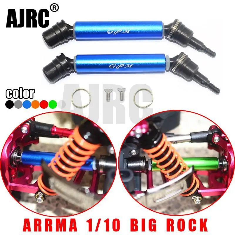 ARRMA 1/10 BIG ROCK 45#grūdinto plieno galva+aliuminio lydinio barelį priekiniai ir galiniai universalus, širdies ir KRAUJAGYSLIŲ universalus bendras AR310780/AR310784