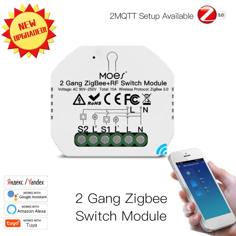 1-8pcs ZigBee 3.0 Tuya Smart 