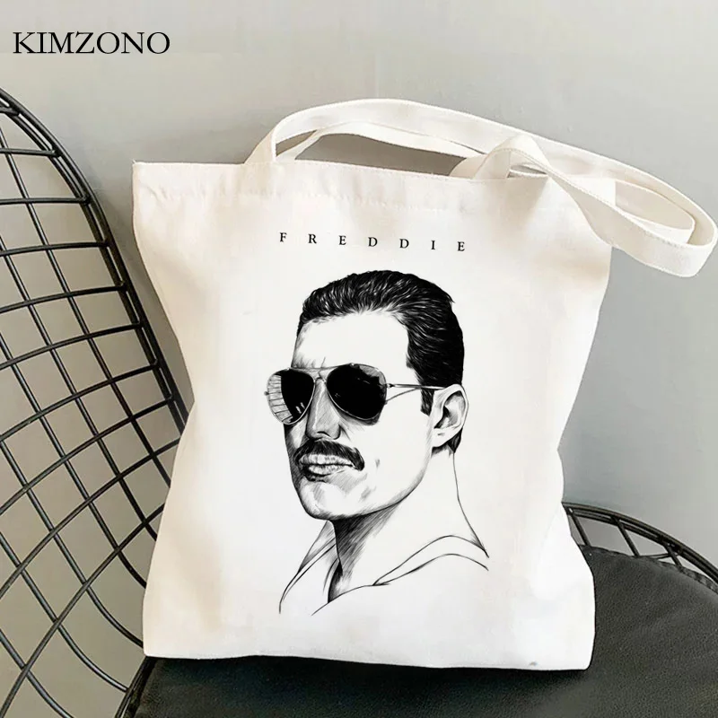 Freddie Mercury pirkinių krepšys bakalėja tote džiuto pluošto krepšys shopper rankinė bolsa maišelis audinio bolsa compra austi ecobag cabas