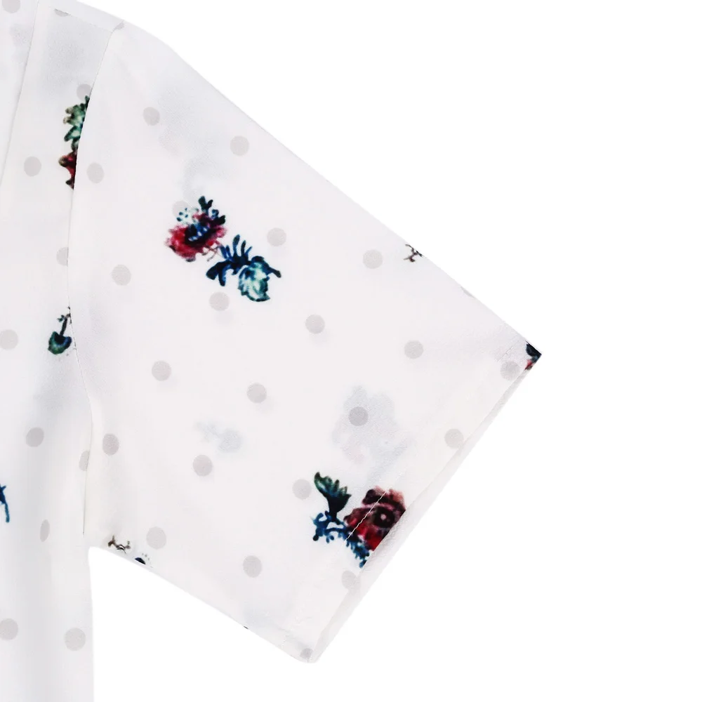 Moterims Gėlių spausdinti Harajuku ponios T-shirt Vasaros Gėlių Femme marškinėlius trumpomis rankovėmis Viršuje korėjos Madinga Harajuku Tee Plius Dydis