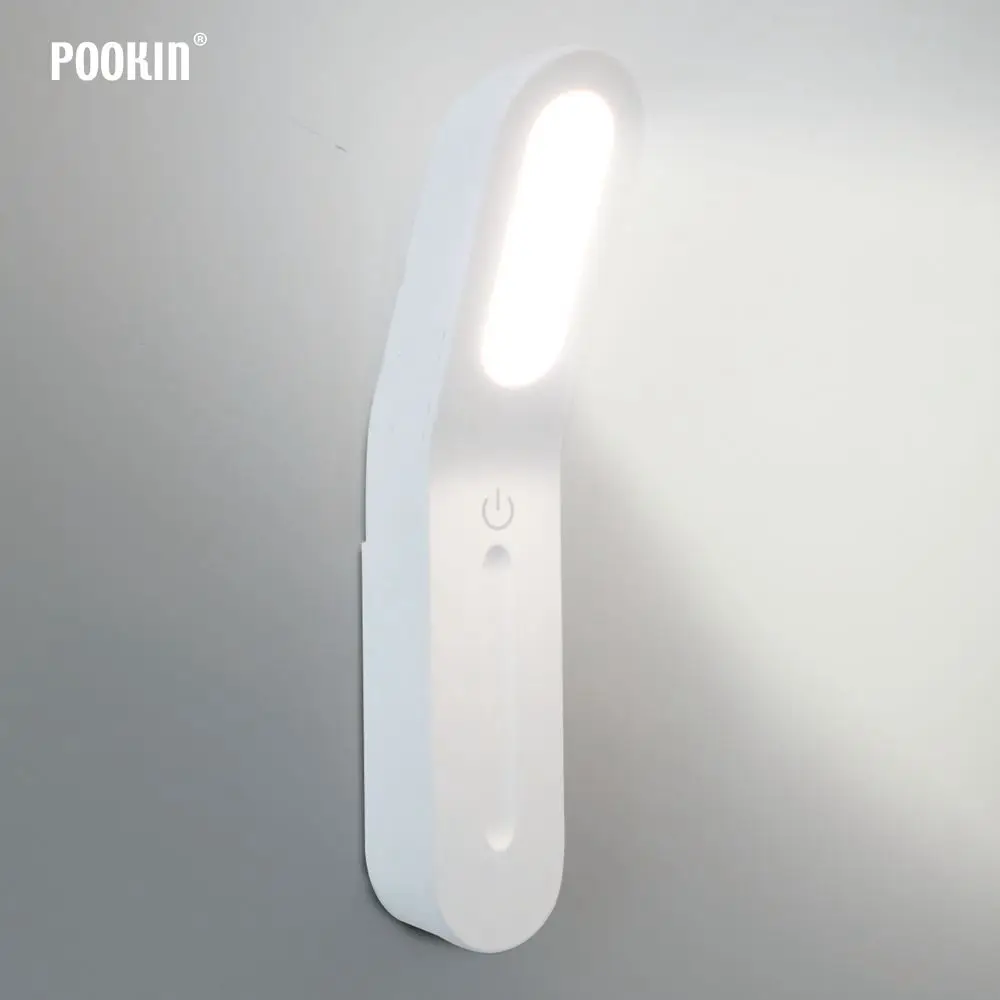 LED Multi-Funkcija Nešiojami Apšvietimo Žibintų USB Įkraunamas LED Touch Tamsos Stovykla Šviesos Magnetinis Kabo LED Šviesos Kabinetas