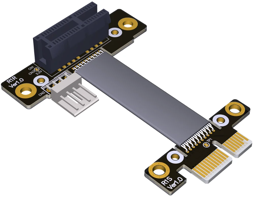 PCIE 3.0 X1 naują vaizdo plokštę ilgintuvas PCIE x1 kad x16 PCIE 3.0 visu greičiu stabilus ne-usb kabelis
