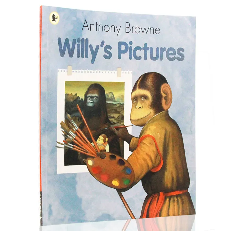 Willy ' s Nuotraukas anglų Paveikslėlį Knyga Anthony Browne Švietimo Žaislai Vaikams Montessori Klasėje Apdaila Skaitymo Knyga