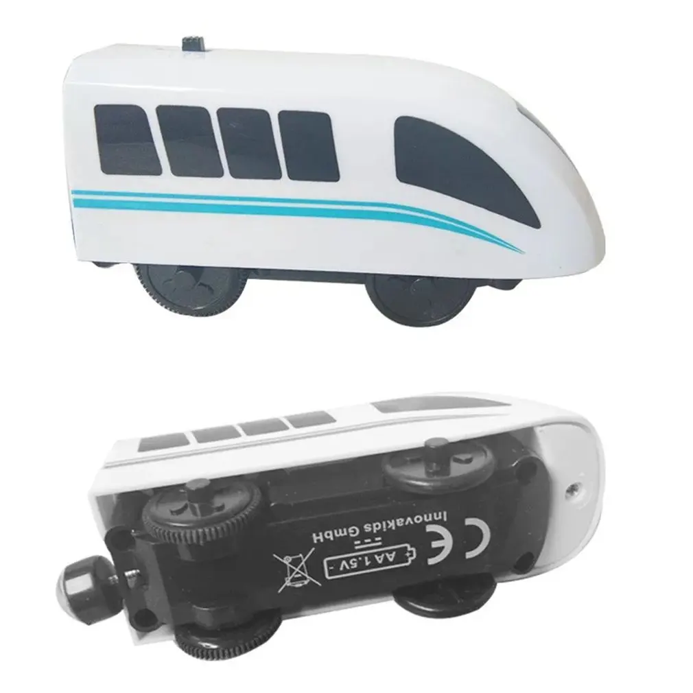 Vaikai Elektrinio Traukinio Žaislų Magnetinio Lizdas Diecast Elektros Geležinkelio Dviejų Vagonų Traukinys Medienos Žaislas ji Standartinių Traukinio Geležinkelio
