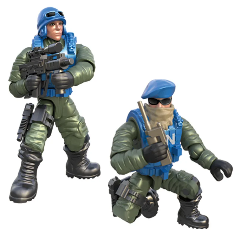 6pcs Mobilumo Kareivis Karinis Modelis Playset specialiųjų Pajėgų Veiksmų Skaičiai, Vaikams, Žaislai, Plastikiniai Kareivis Vyrai visą bendrą galite pasukti