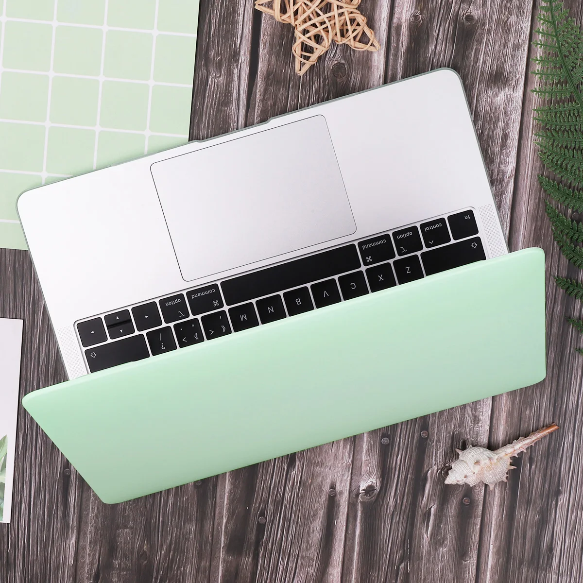 Švelnaus Kremo Plastiko kietas lukštas, Atveju, MacBook Air 13 colių 