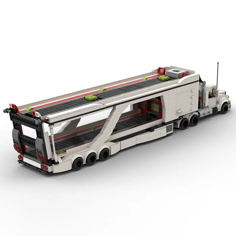 LT3 Transporto Didelis Įlaidai Sunkvežimių Blokai Miesto Mašina Automobilio Plytų Surinkti Automobilio Modelį 