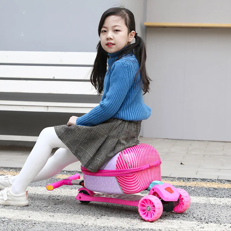 Vaikams motoroleris lagaminą saugojimo vežimėlio atveju bagažo riedlentė vaikams vežti-dėl vaikų bagažo važinėti troleibusais atveju žaislas ant ratų