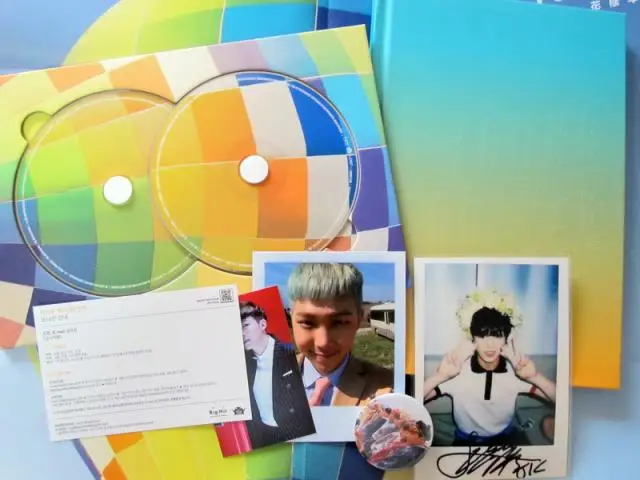 Bangtan Berniukai Autographed pasirašė albumo 2016 JAUNI AMŽINAI naujas korėjiečių versija CD+photobook+autographed plakatas 05.2016