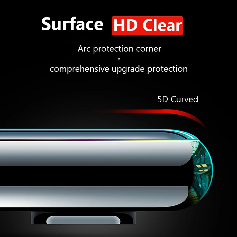 5D Lenktas Visiškai Padengti Xiaomi Mi 8 Screen Protector 9H Grūdintas Apsauginis Stiklas Xiaomi Mi 8 Mi A2 Redmi 5 Pastaba Pasaulio Pro